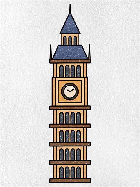 big ben dessin simple|big ben sketch.